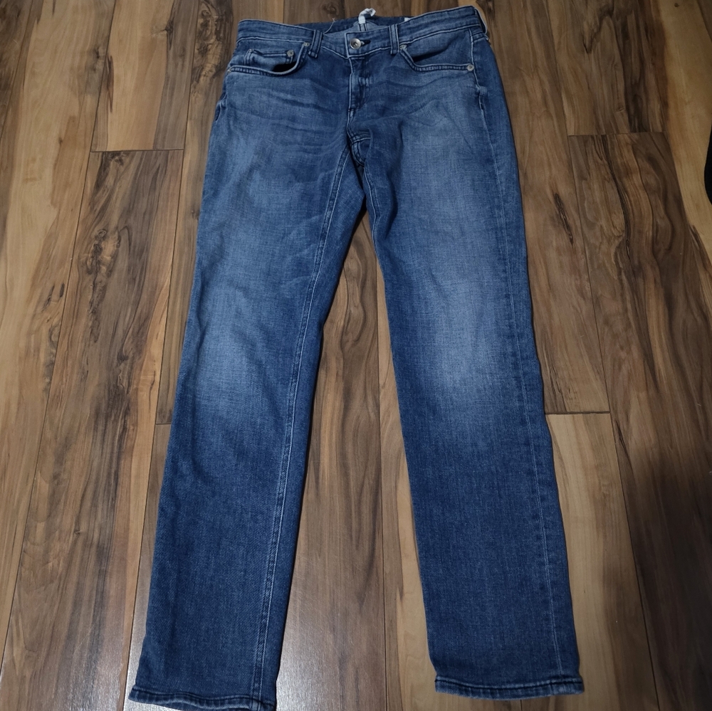 rag & bone Blue Dre Boyfriend Jeans